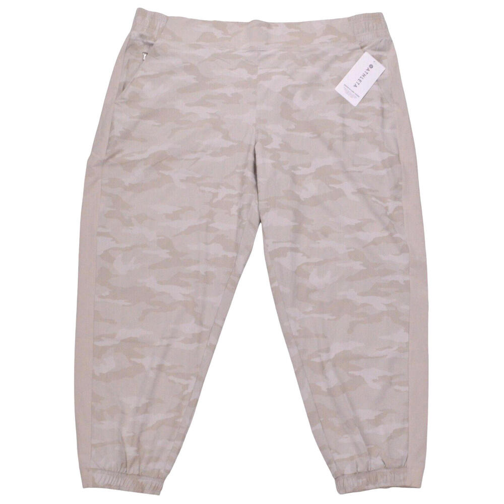 Athleta Womens Brooklyn Camo Jogger Sz 24 Cream Beige Camo $98